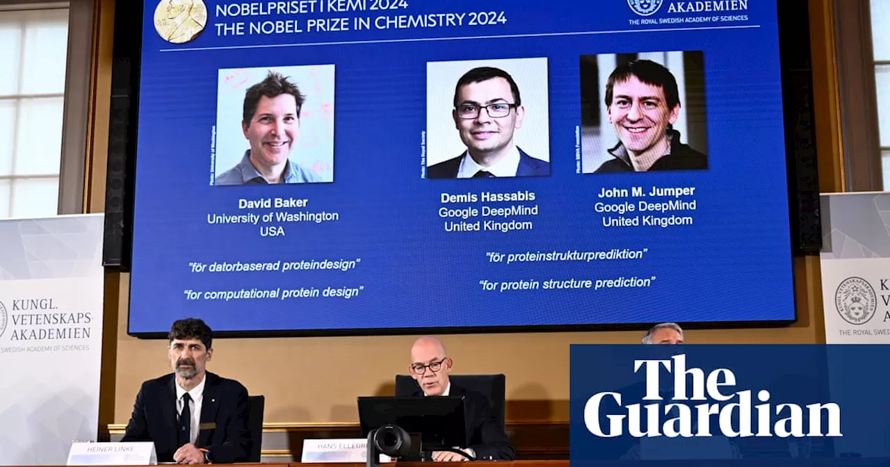 Google DeepMind scientists win Nobel chemistry prize