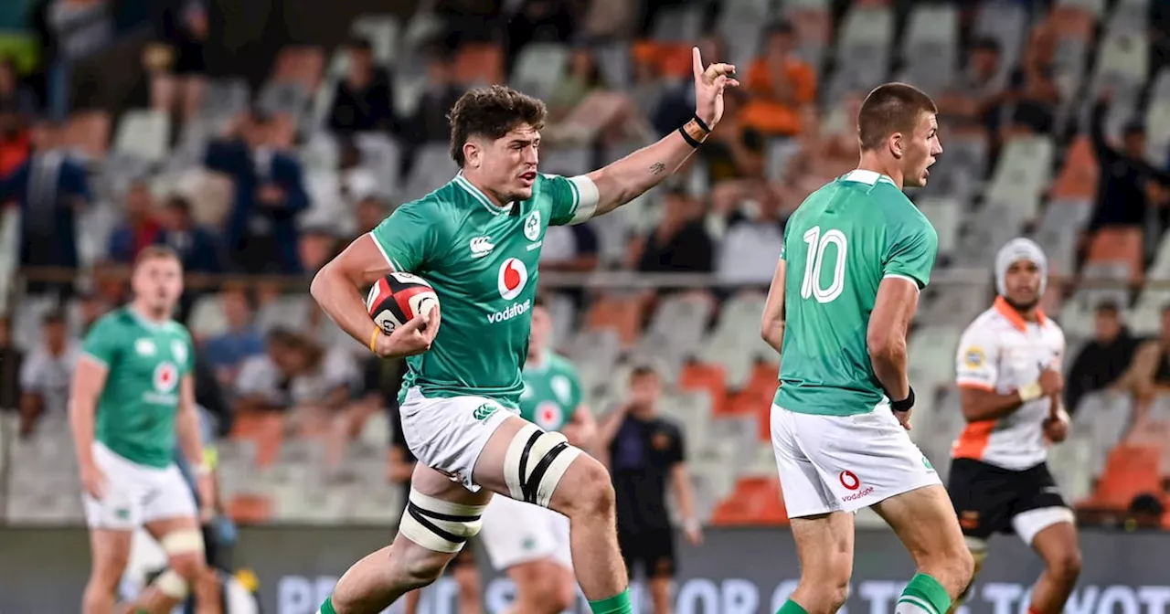 Emerging Ireland finish with a flourish to go three for three in South Africa