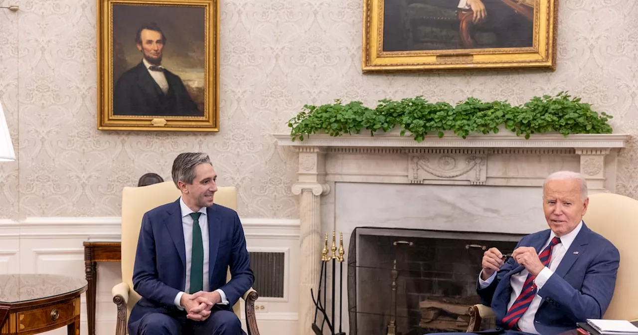 Harris says he ‘made clear the position of the Irish people’ on Gaza to US president