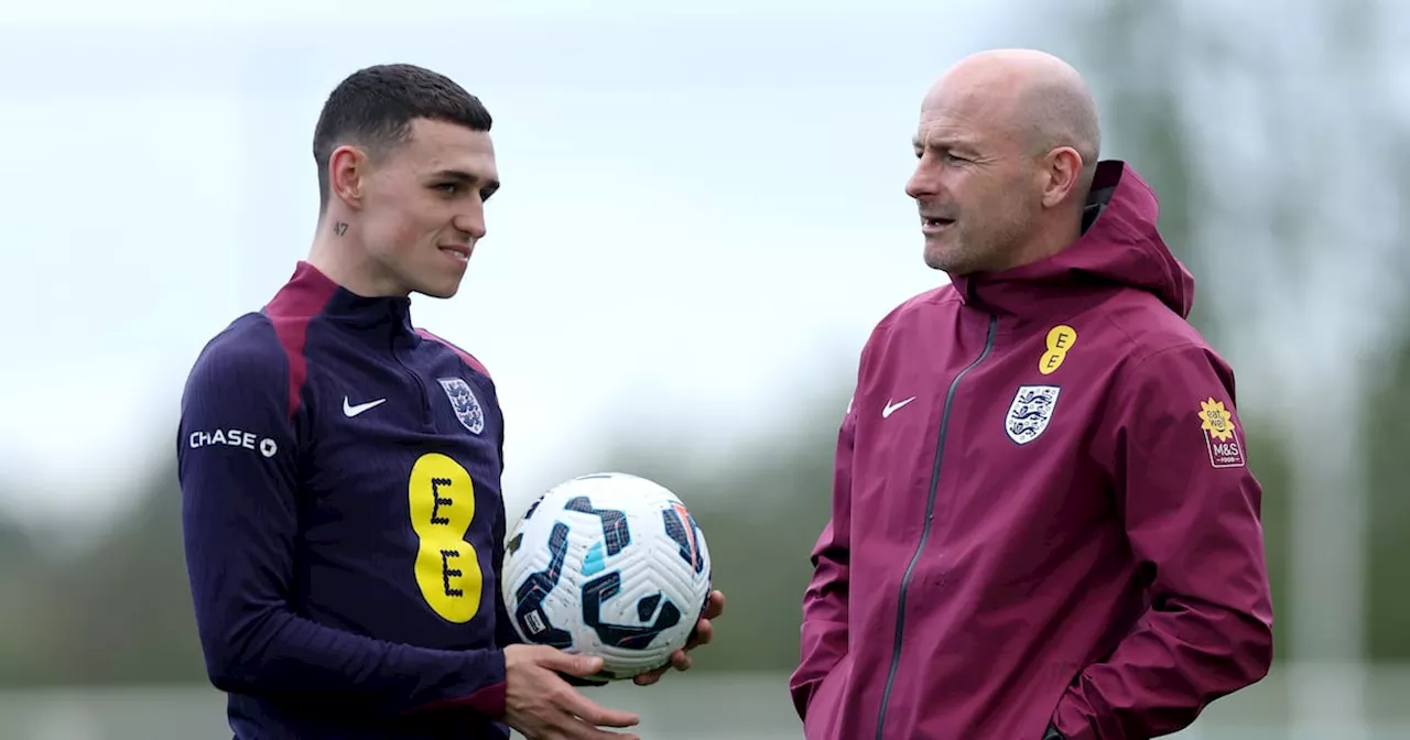 Lee Carsley embracing his inner Pep Guardiola with England