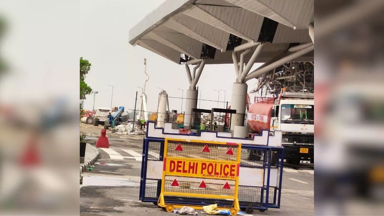 Delhi Airport: टर्मिनल-1 के टूटे फोरकोर्ट का अभी तक नहीं हुआ पुनर्निर्माण, यात्रियों को हो रही परेशानी