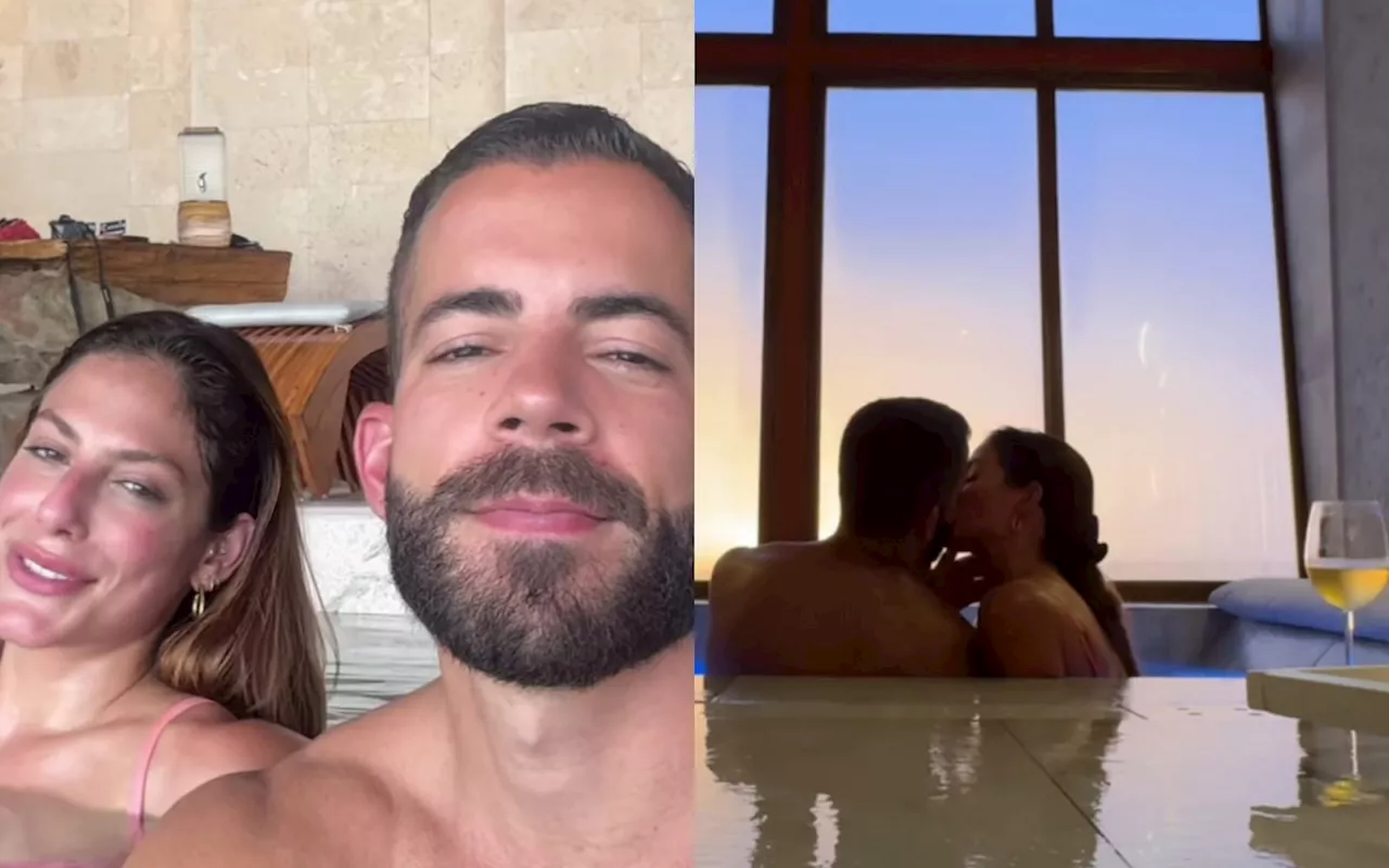 Mari Gonzalez e Pipo Marques aproveitam viagem em clima de romance