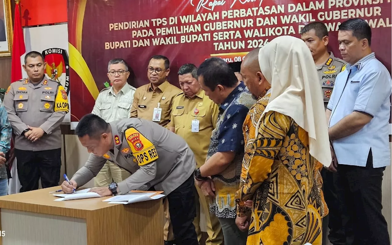 Jaga Keamanan Jelang Pilkada, Polres Rohil Fokus Pengamanan di TPS Rawan Konflik