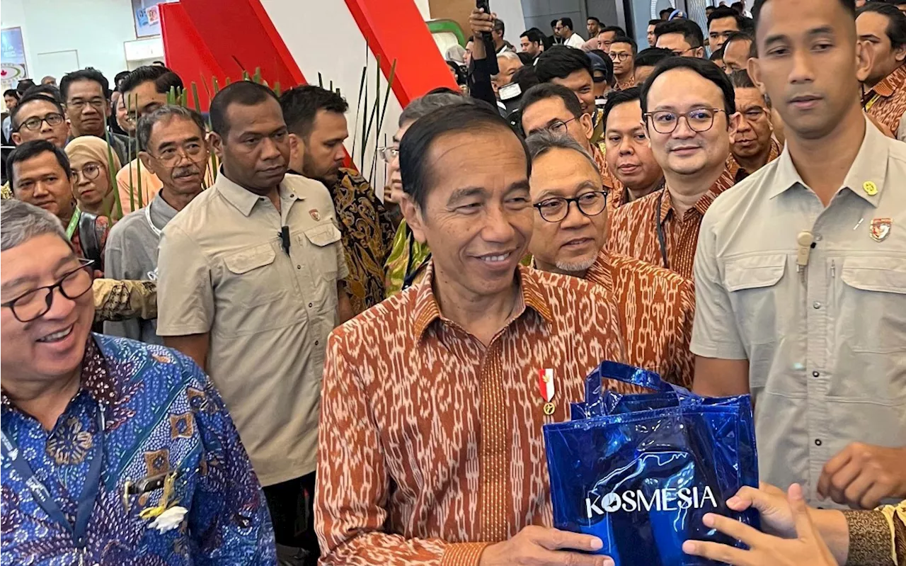 Jokowi Mampir ke Booth J99 Corp di TEI 2024, Heboh