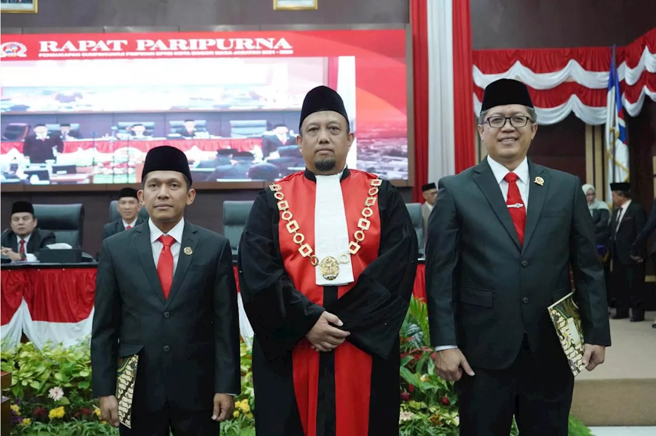 Zenal Abidin dan Dadang Iskandar Perkuat Pimpinan DPRD Kota Bogor Periode 2024-2029