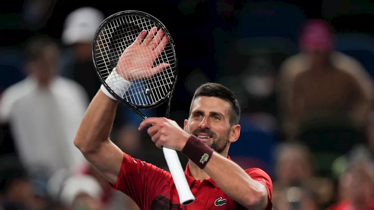 Was für ein Volley: Eiskalter Djokovic steht im Achtelfinale