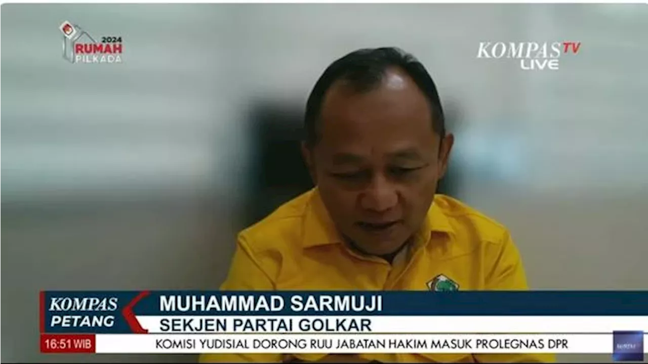 Sekjen Golkar Pastikan Partainya Telah Kirim Nama Kader yang Diusulkan Masuk Kabinet Prabowo Gibran