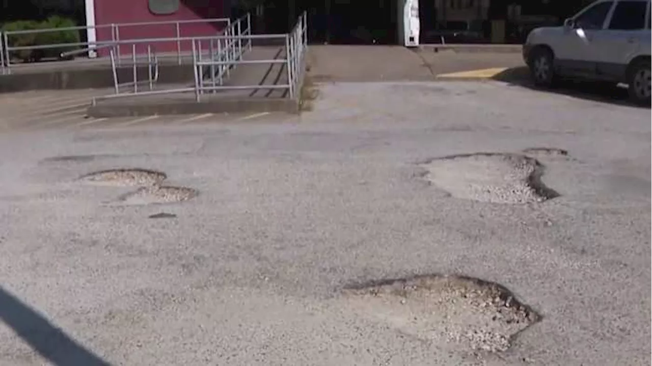 Post office pothole problems raising safety concerns, resulting in costly vehicle repairs