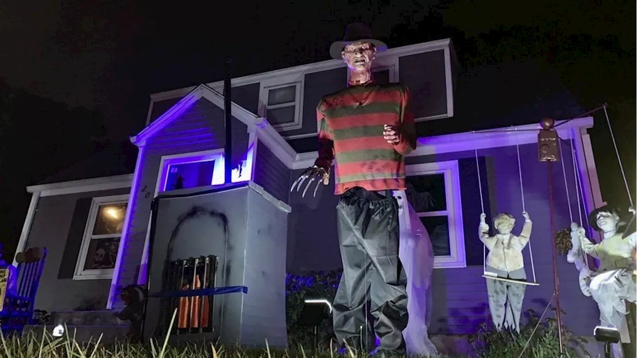 A mother's tribute: Rhode Island family honors son with spooky Halloween display