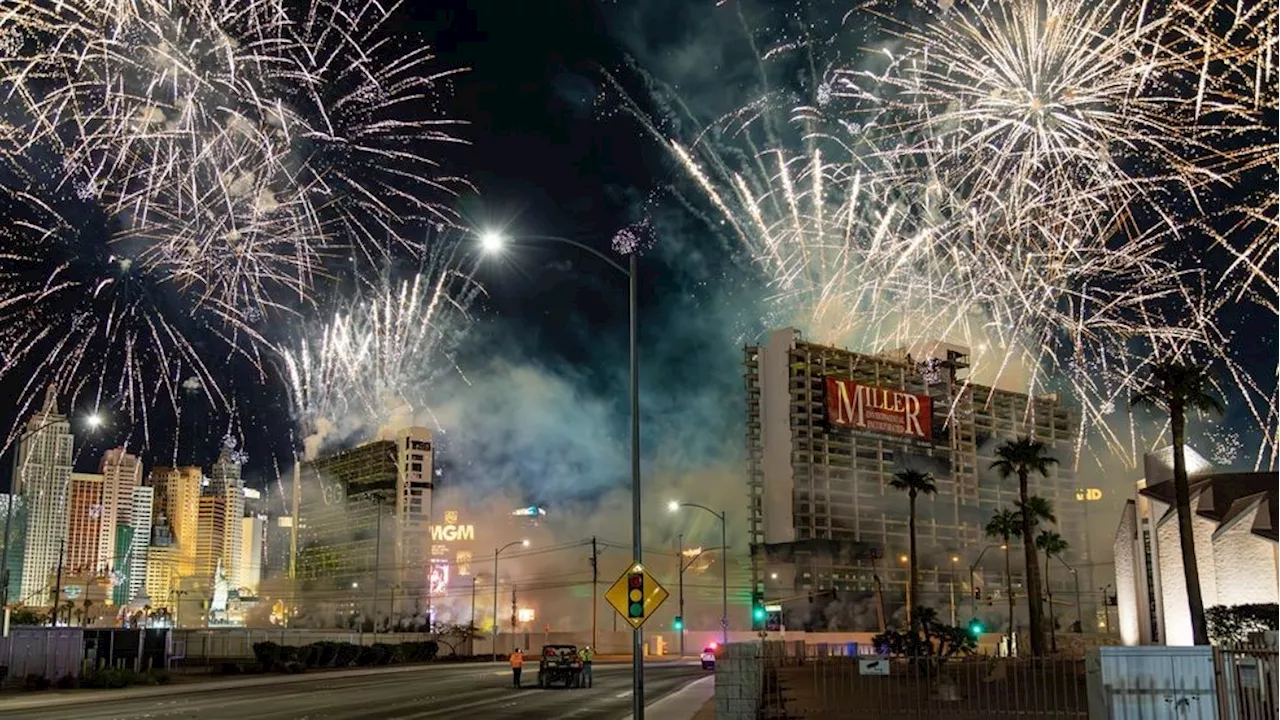 FAREWELL, OLD FRIEND: Tropicana hotel imploded in Las Vegas spectacle