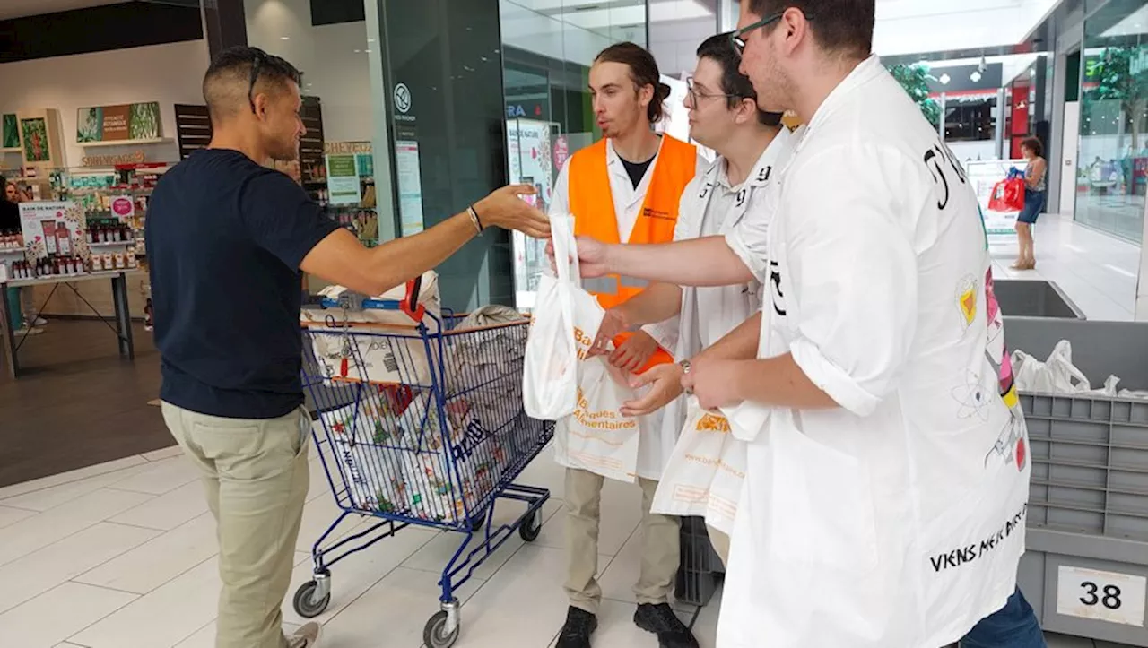 250 étudiants mobilisés pour collecter des denrées pour la Banque Alimentaire