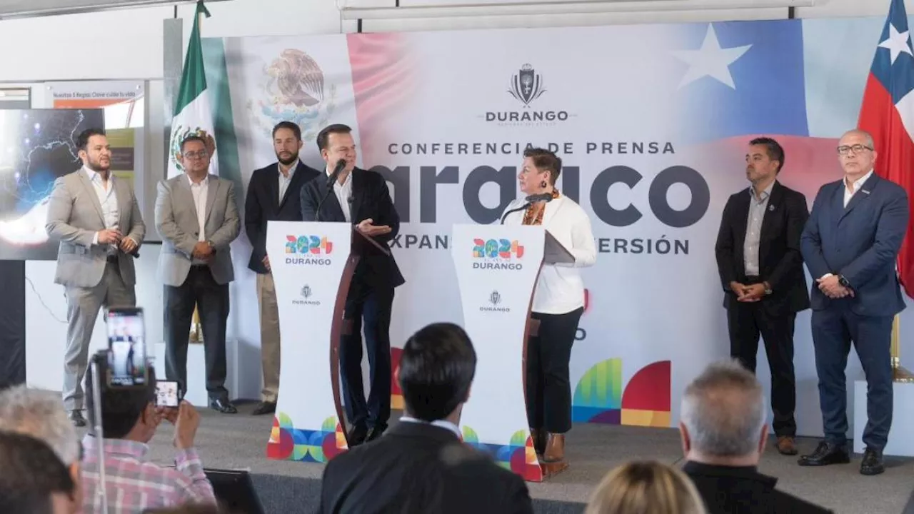 Esteban Villegas anuncia 40 mdd en inversión para Durango; se expande la empresa Arauco