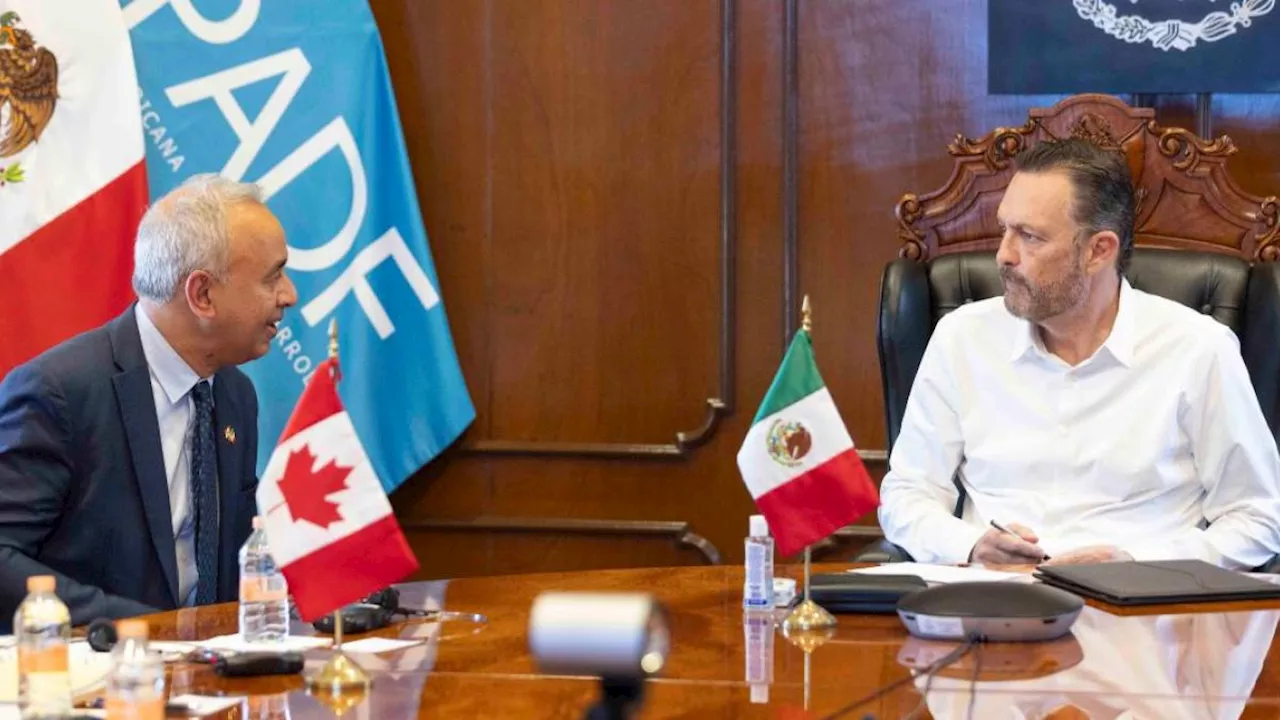 Mauricio Kuri se reúne con autoridades del Departamento del Trabajo del Gobierno de Canadá