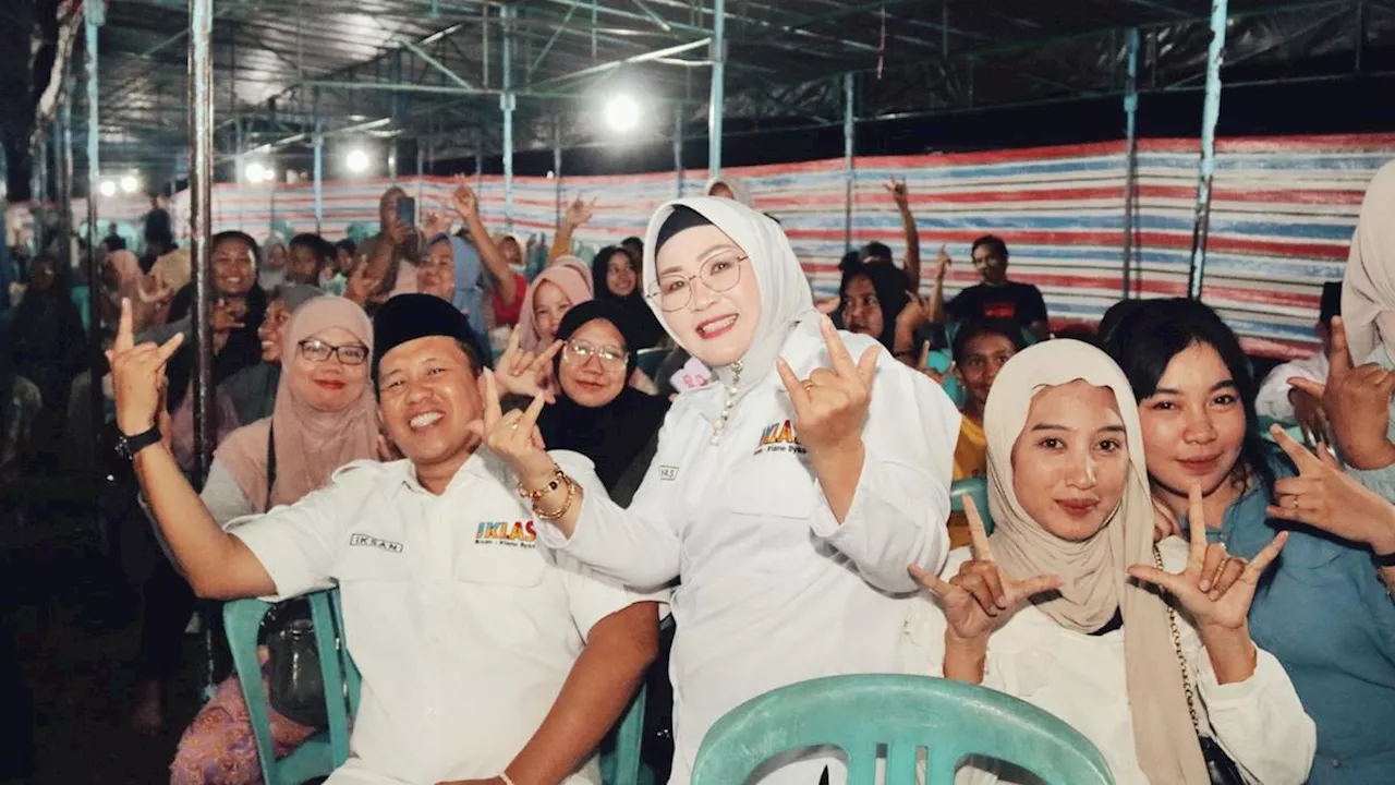 Pilkada 2024, Iriane Ilyas Jemput Harapan Ibu-ibu Morowali Ajak Menangkan Iksan