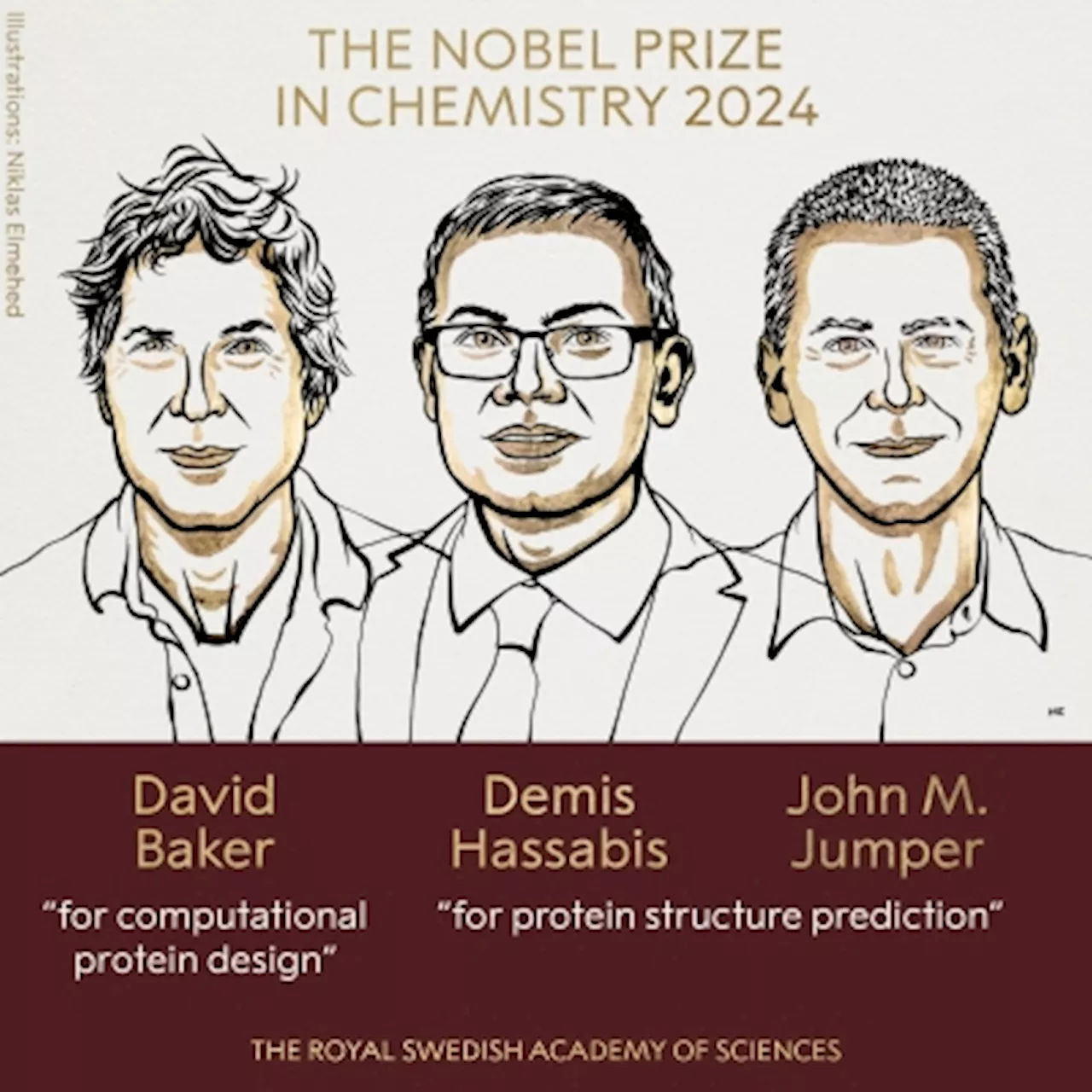 Groundbreaking protein research earn Baker, Hassabis, Jumper the 2024 Nobel Prize in Chemistry