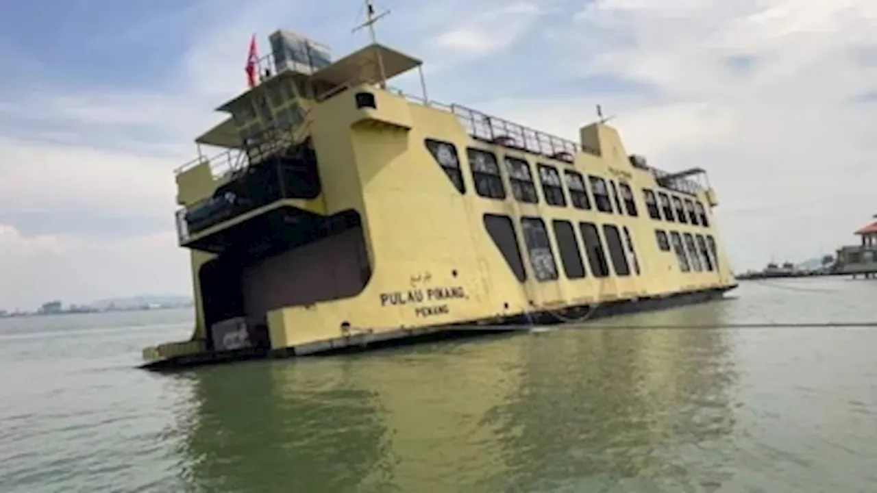 Penang Ferry Museum takes on water, relocated to shallow waters after leak causes tilting