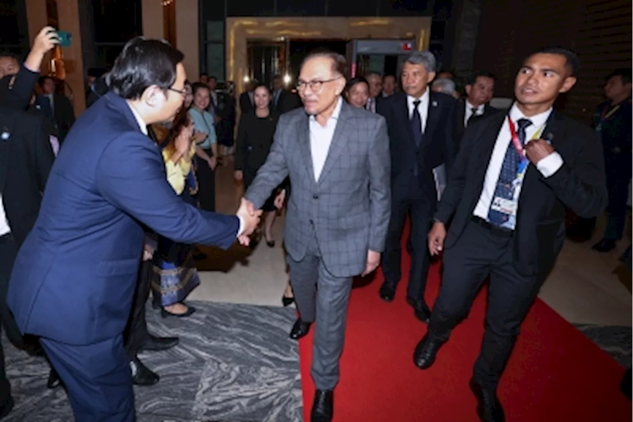 PM Anwar arrives in Vientiane for Asean Summit as Malaysia prepares to assume chairmanship