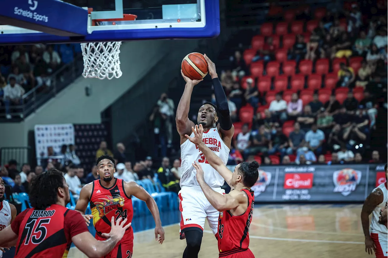 Justin Brownlee waxes hot from four as Ginebra takes semis opener vs SMB