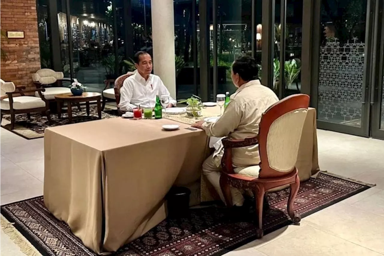 Jokowi dan Prabowo Makan Malam Bersama