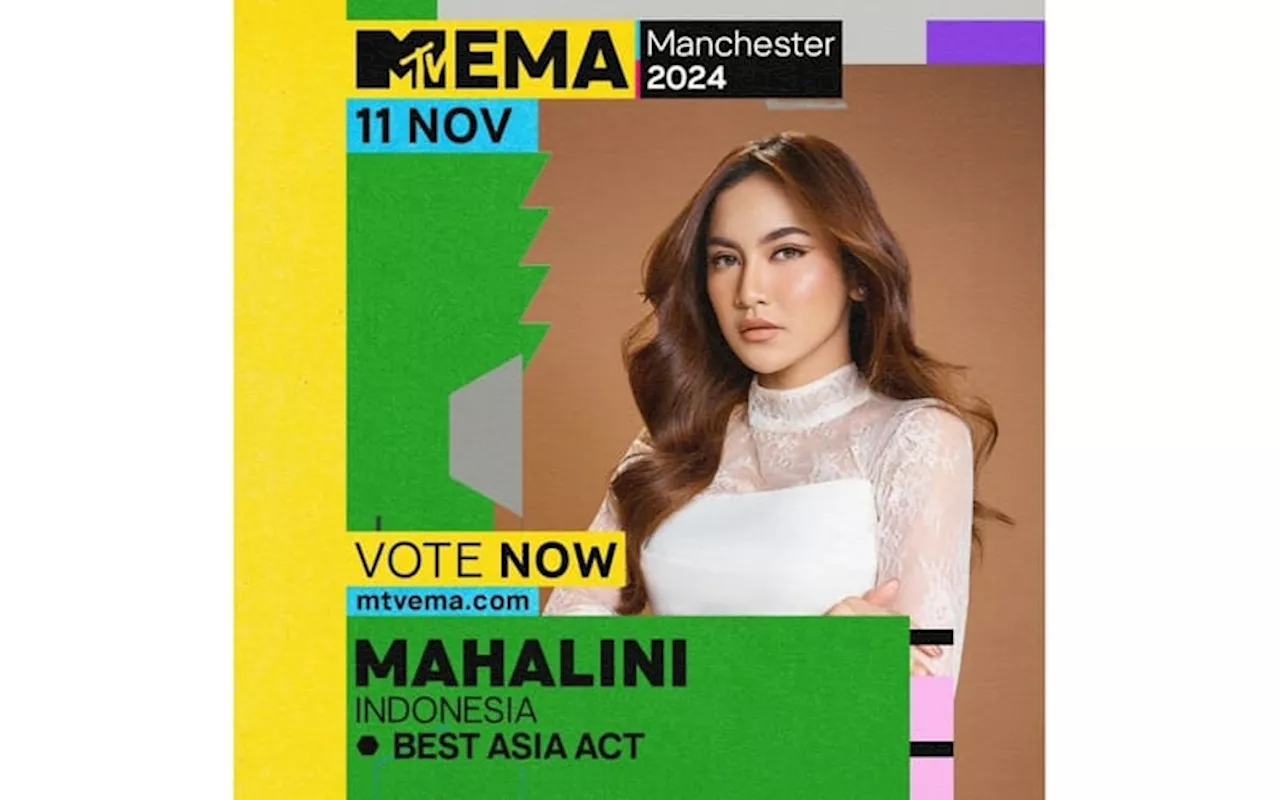 Mahalini Masuk Nominasi Best Asia Act di MTV EMA 2024