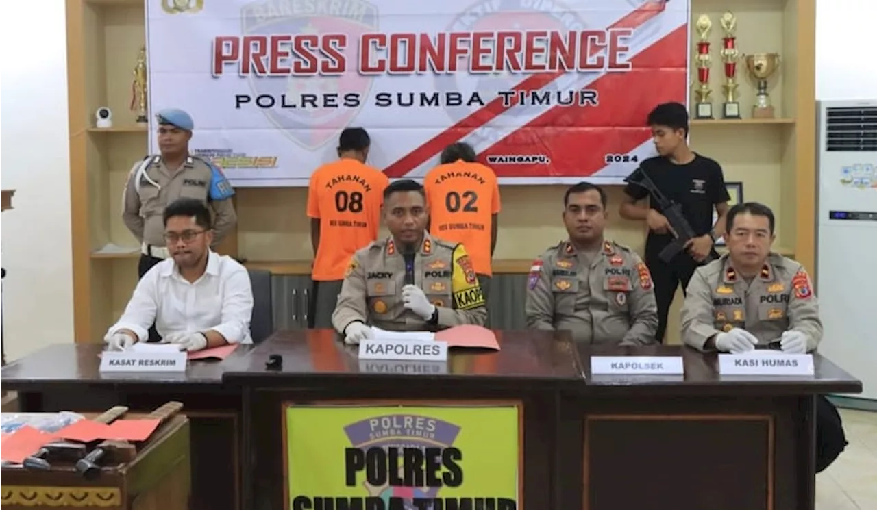 Polres Sumba Timur Tangkap Dua Komplotan Pencuri Sapi, 4 Buron