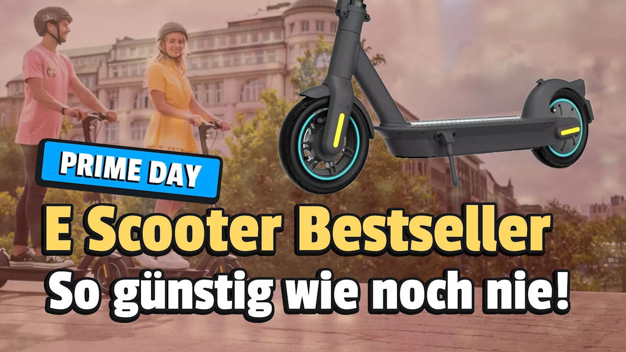 Prime Day: Meistverkaufter E-Scooter mit Straßenzulassung jetzt so günstig wie nie