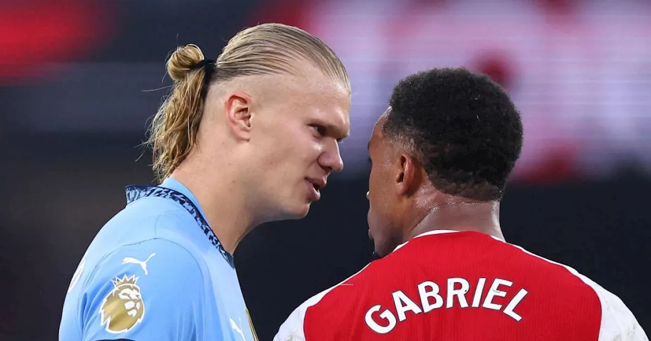 Erling Haaland speaks out on throwing the ball at Gabriel during Arsenal draw vs Man City