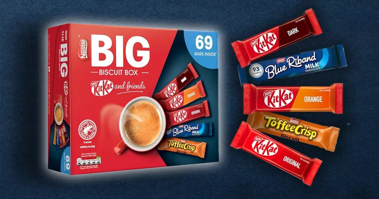 Save on KitKat, Blue Riband, and Toffee Crisp bars