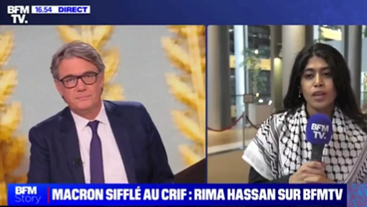 Rima Hassan censurée sur BFM après une critique de la ligne éditoriale