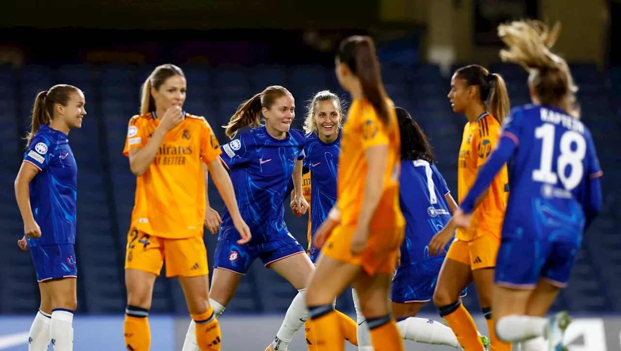 Real Madrid cae ante el Chelsea en el inicio de la Champions League Femenina