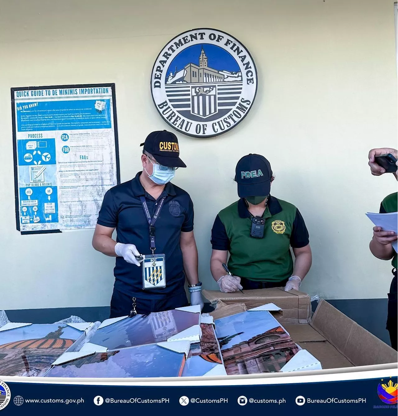 P111-M shabu concealed in paintings seized in NAIA