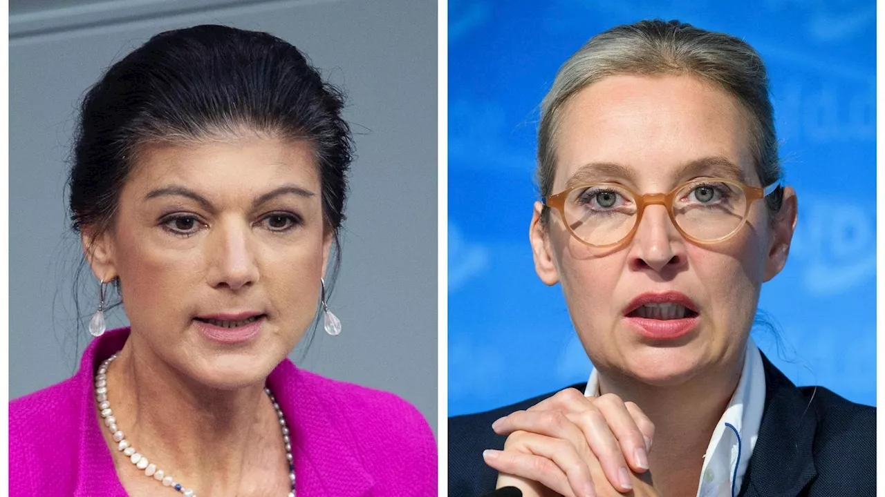 Wagenknecht vs. Weidel: Woran die BSW-Chefin scheiterte