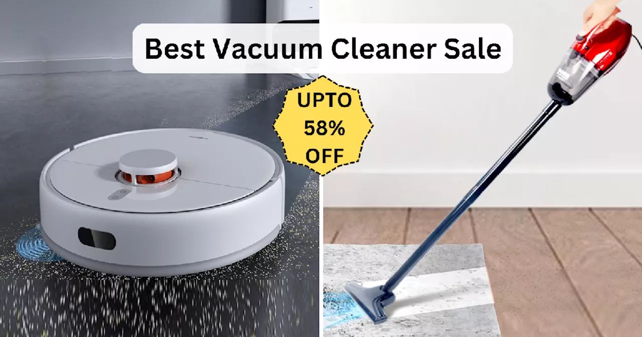 घर की सफाई कराने में मदद करेंगे ये Vacuum Cleaners, ग्रेट इंडियन फेस्टिवल में 58% तक की ब्लॉकबस्टर डील हुई लाइव