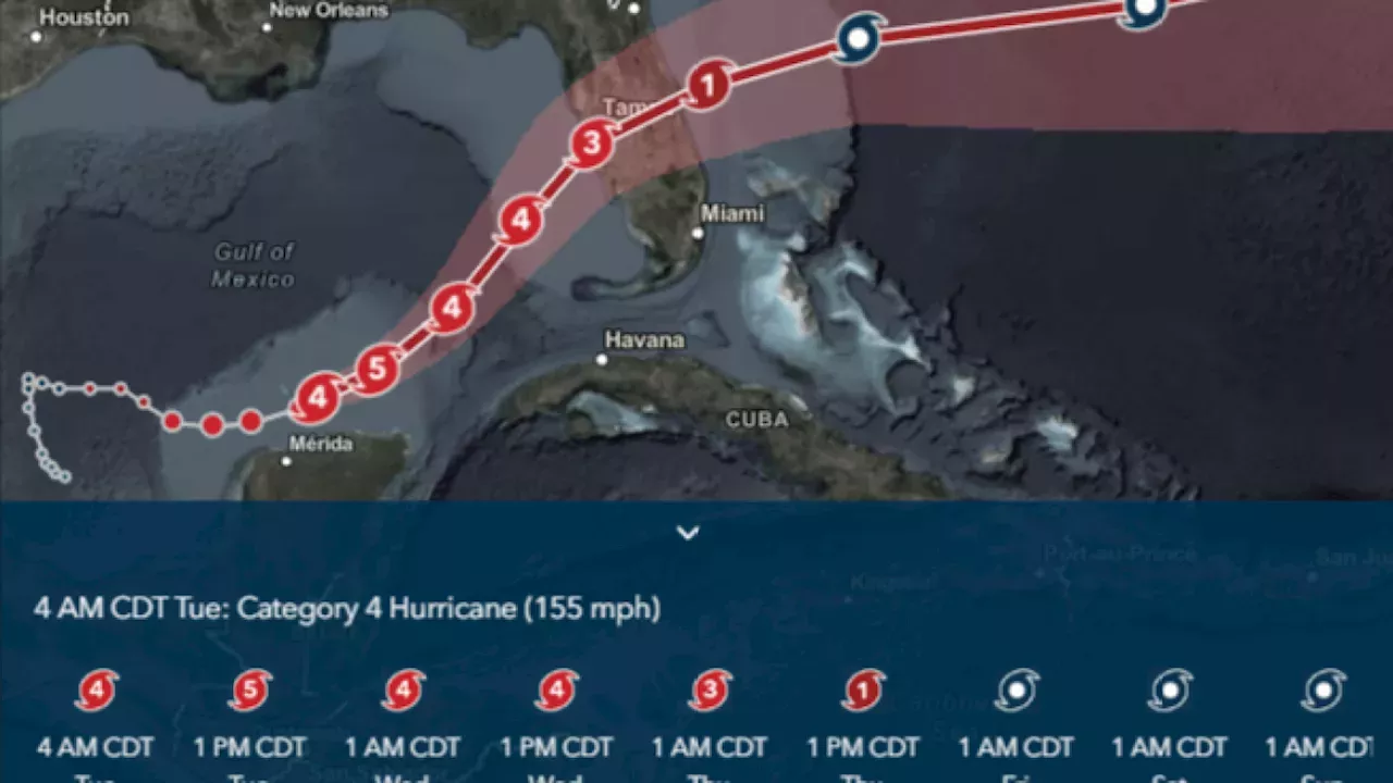 Hurricane Milton updates When will it hit Florida? Timeline, tracker