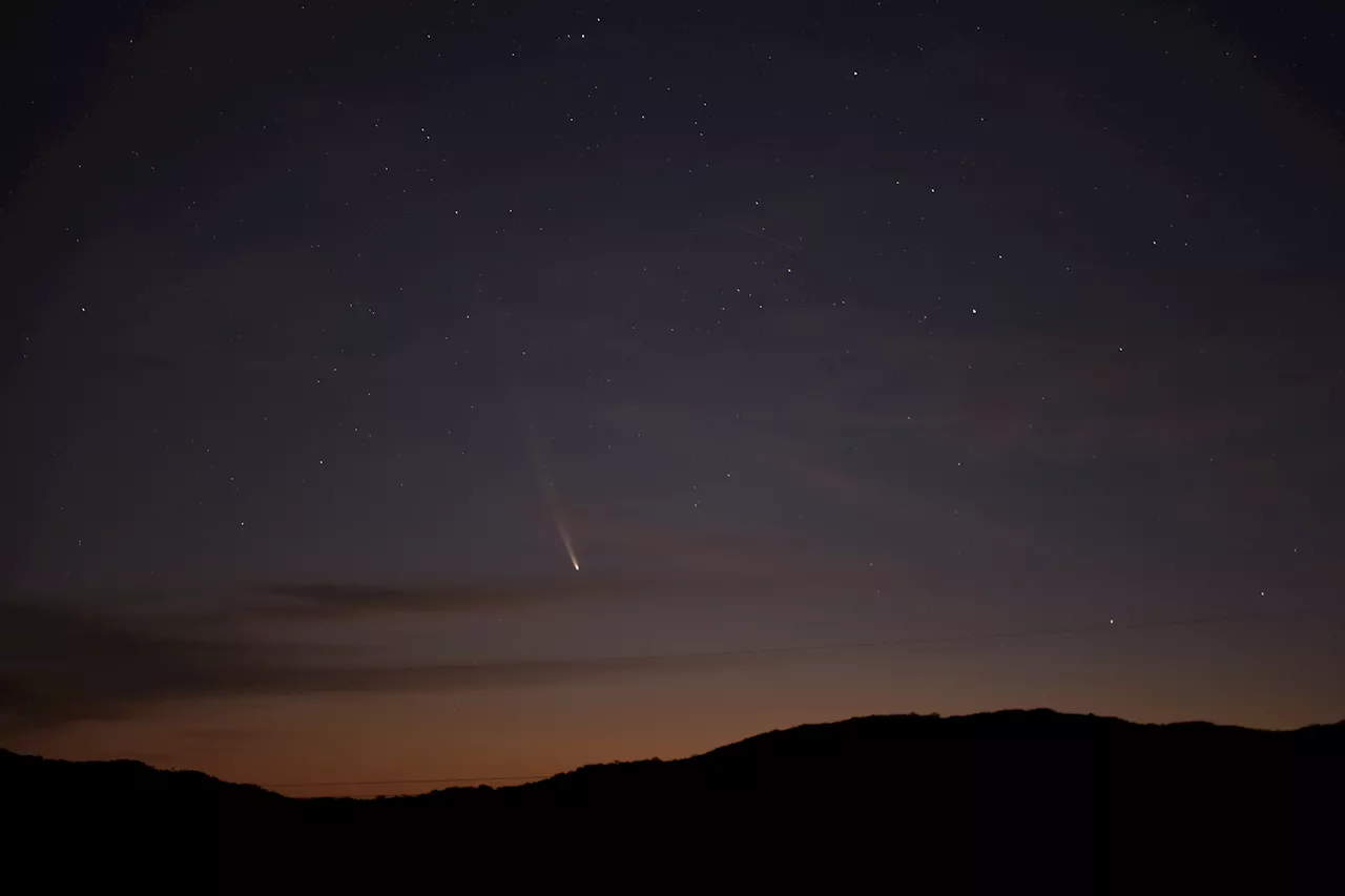 A rare comet will brighten the night skies in October