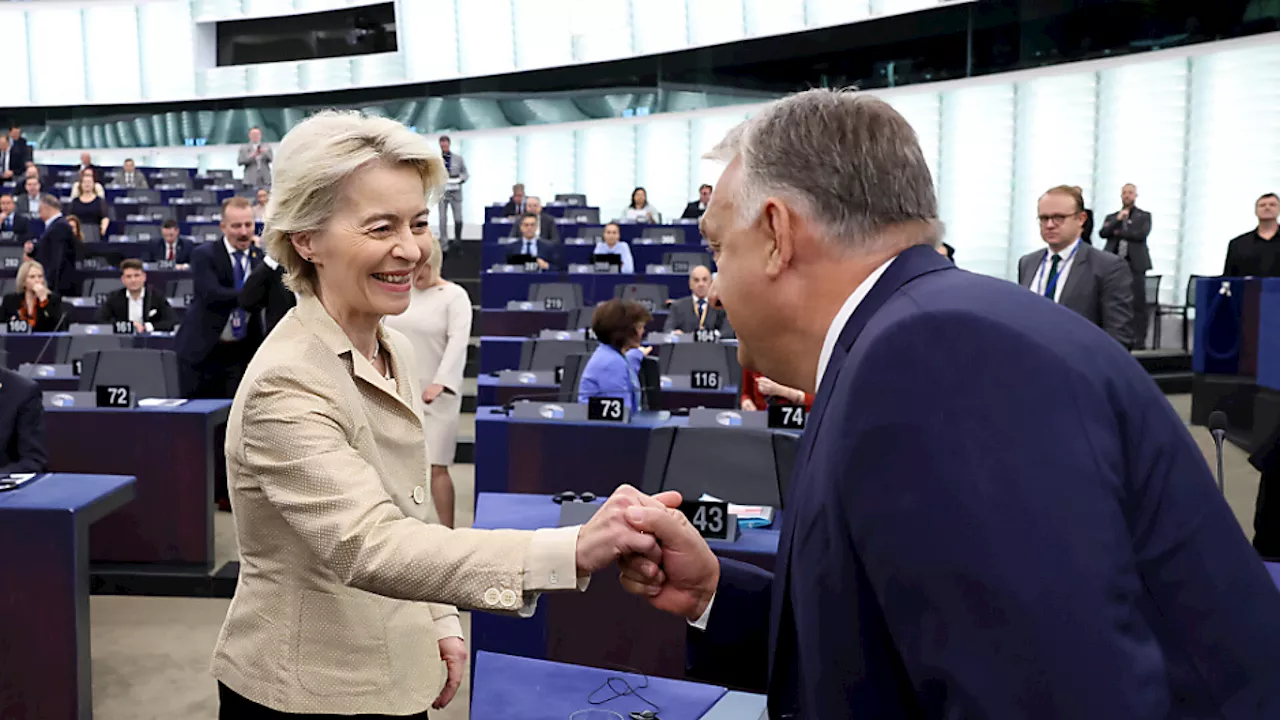 Schlagabtausch bei Orbán-Rede im EU-Parlament