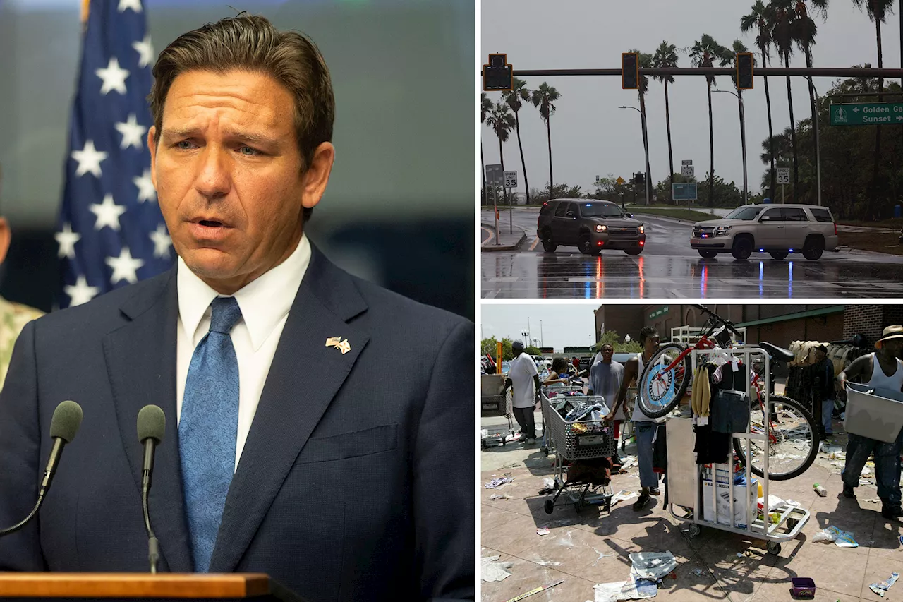 Florida Gov. Ron DeSantis warns would-be Hurricane Milton looters: 'Don't even think about it'