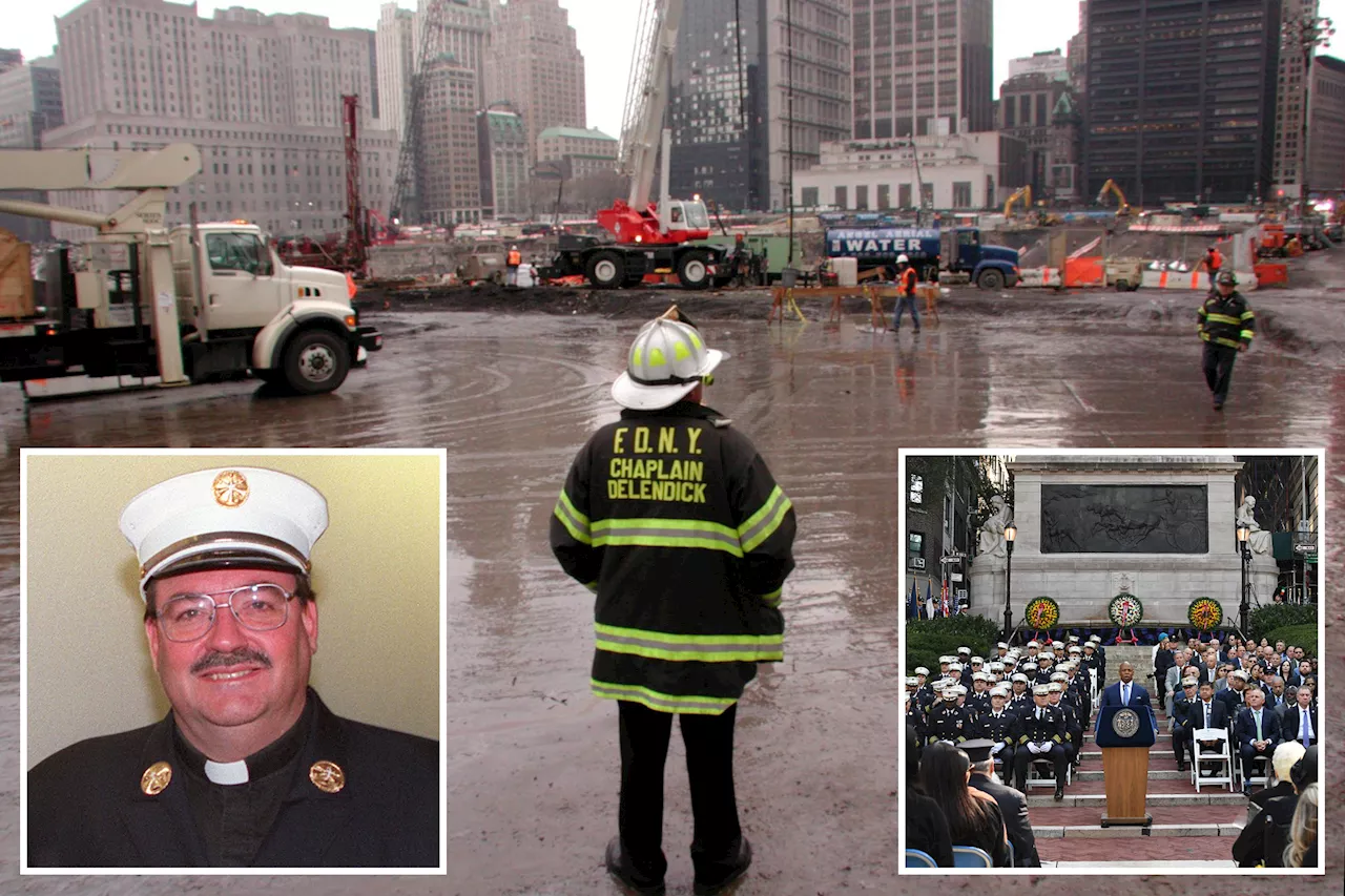 Heroic firehouse chaplain who died of 9/11-related cancer honored by FDNY at event for bravest lost this year