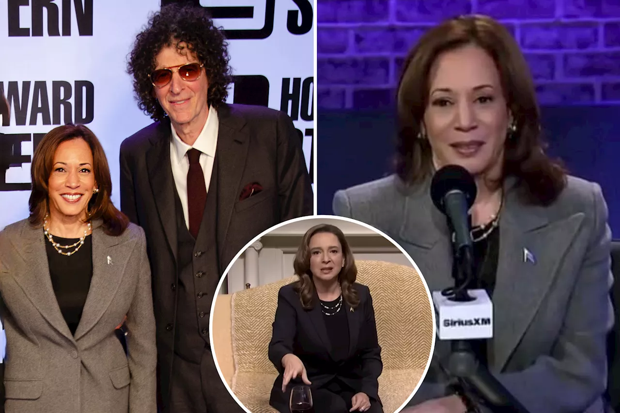 Howard Stern whines to Kamala Harris about Maya Rudolph's impersonation of her on 'SNL': 'I hate it'