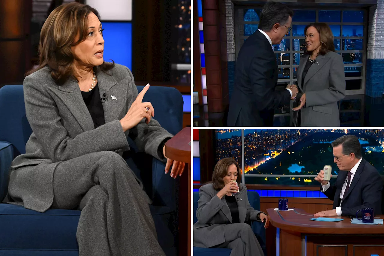 Kamala Harris mocked over yet another 'accent' during Stephen Colbert 'Late Show' appearance