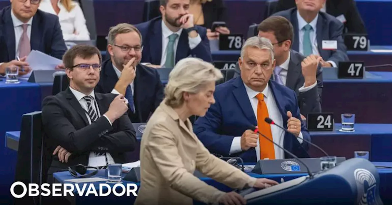 Eurodeputados à esquerda entoam “Bella Ciao” após intervenção de Orbán no Parlamento Europeu