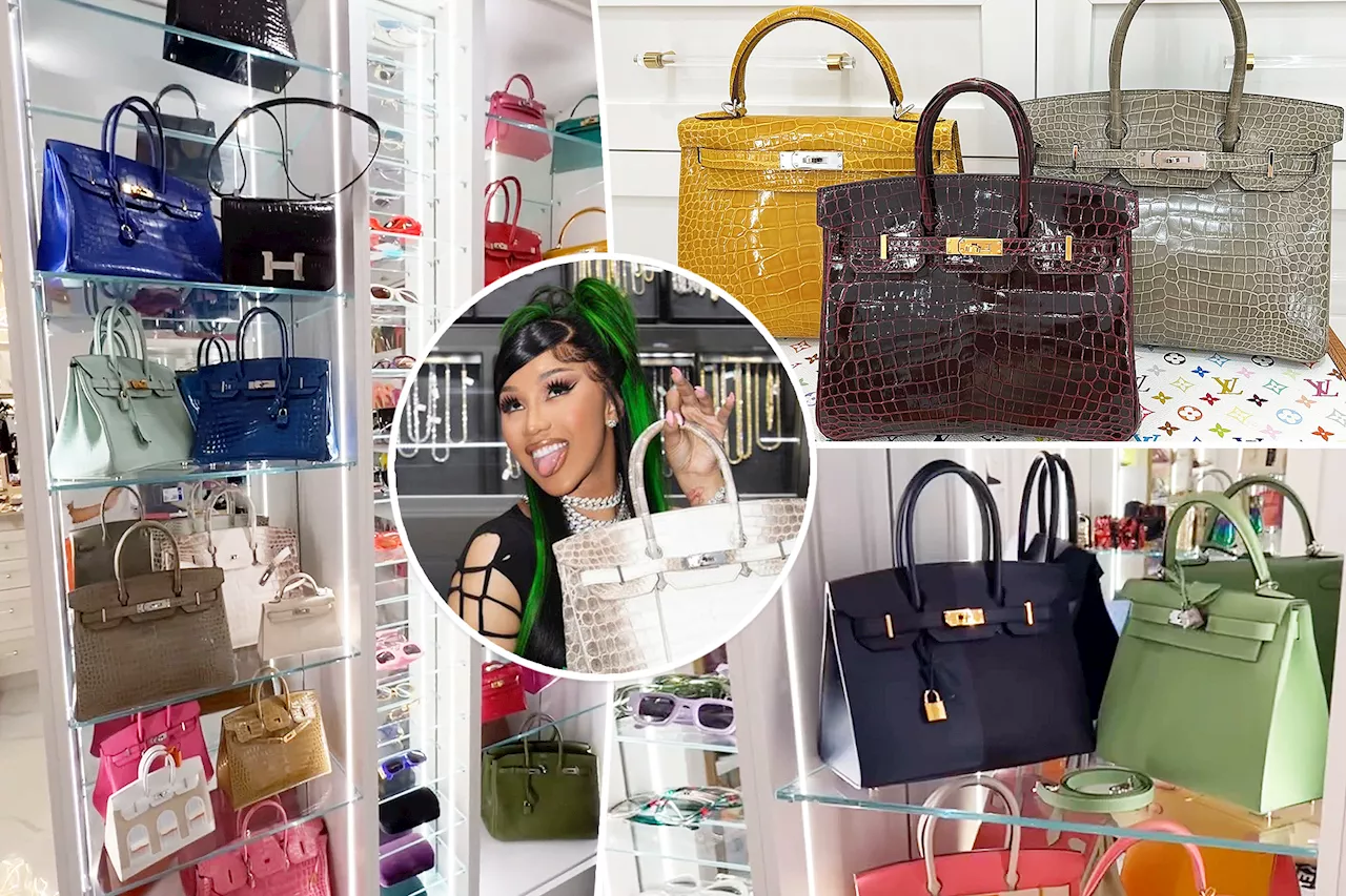 Cardi B shows off her insane Hermès bag collection worth upwards of $2 million