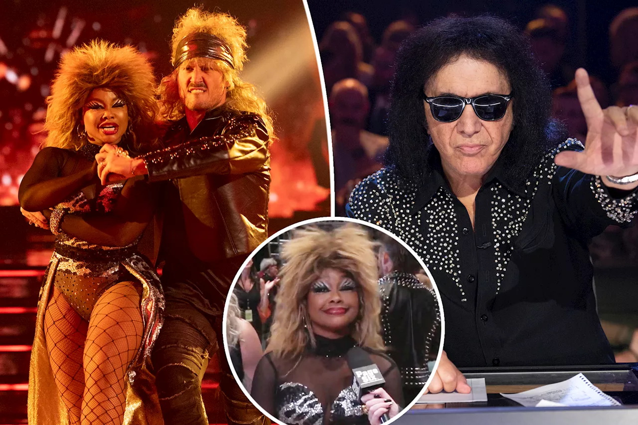  Phaedra Parks claps back at Gene Simmons for drastically low score on ‘DWTS’ Hair Metal Night