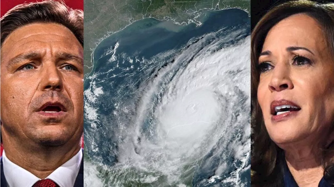 Gobernador de Florida, Ron DeSantis sobre el huracán Milton: 'Kamala Harris está politizando la tormenta'