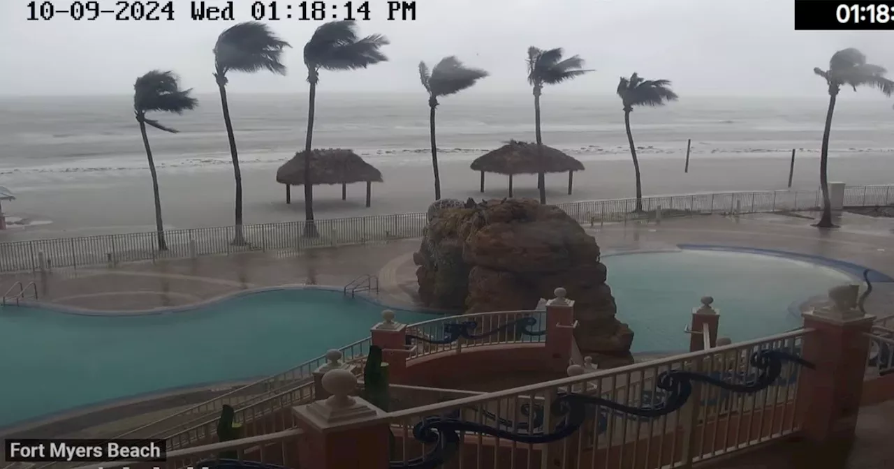 Watch Live on Dozens of Webcams as Hurricane Milton Hits Florida