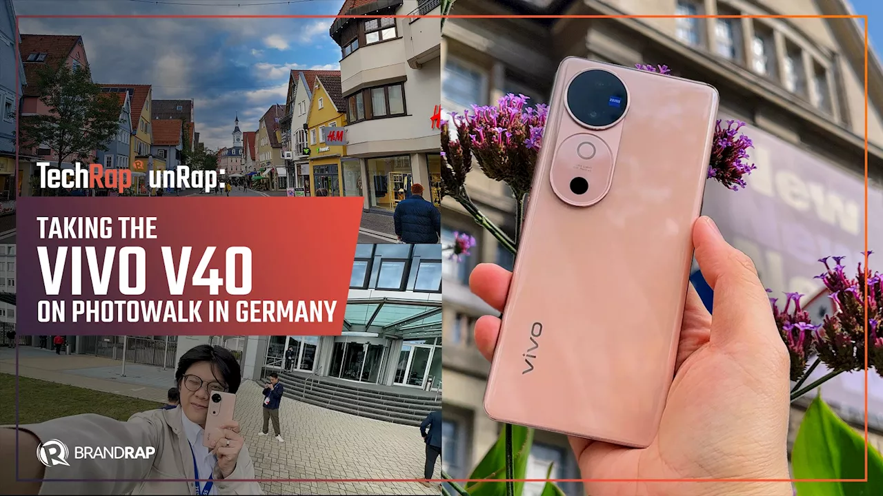 TechRap unRap: Taking the vivo V40 on a photo walk in Germany