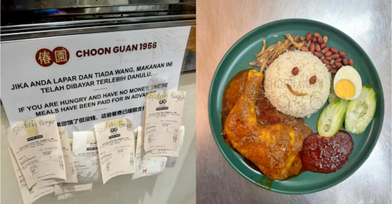 'Nobody Should Go Hungry' — Netizens Are Touched By Kopitiam's Pay-It-Forward Initiative