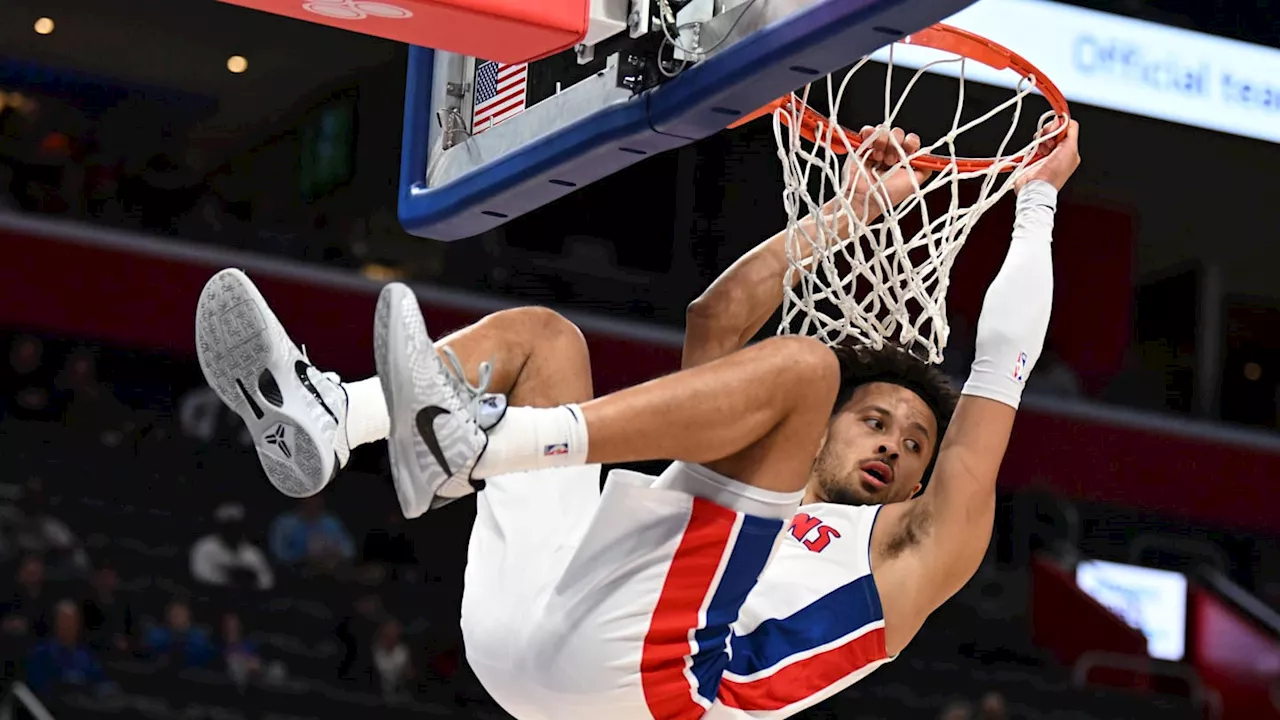 Cade Cunningham's Massive Dunk Went Viral In Suns-Pistons Game