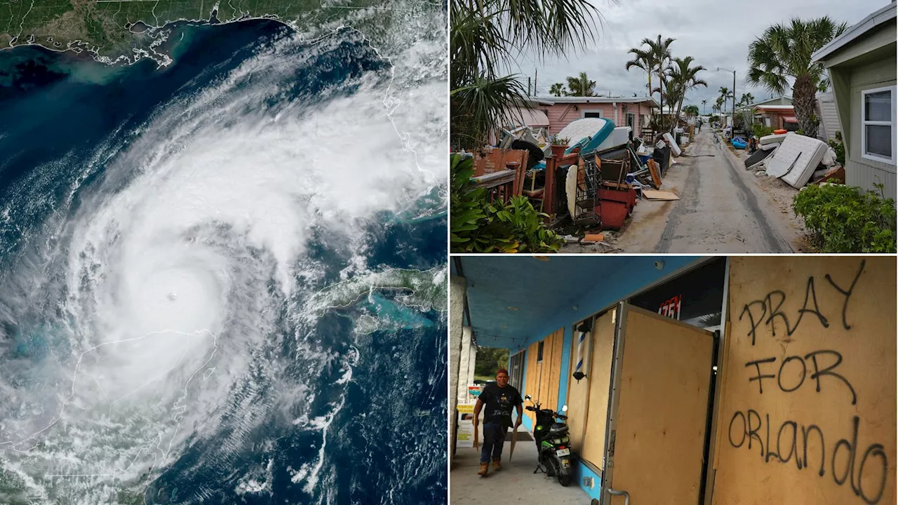 Hurricane Milton latest: Devastating hurricane bearing down on US to swallow 'coffin' homes