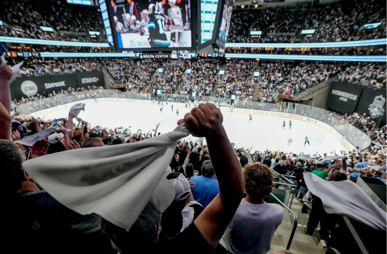 What it was like being in the arena for Utah Hockey Club’s debut